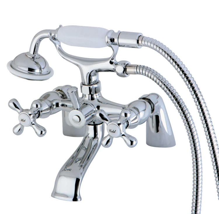 Kingston Brass CCK1148PX Vintage Clawfoot Tub Faucet Package with