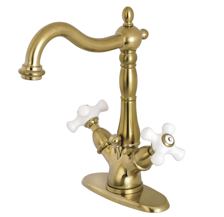 Kingston Brass KS143_PX Heritage Two-Handle Bathroom Faucet