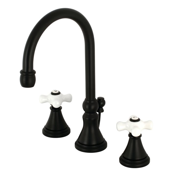 Kingston Brass KS298_PX 8 in. Widespread Bathroom Faucet - WatermarkFixtures