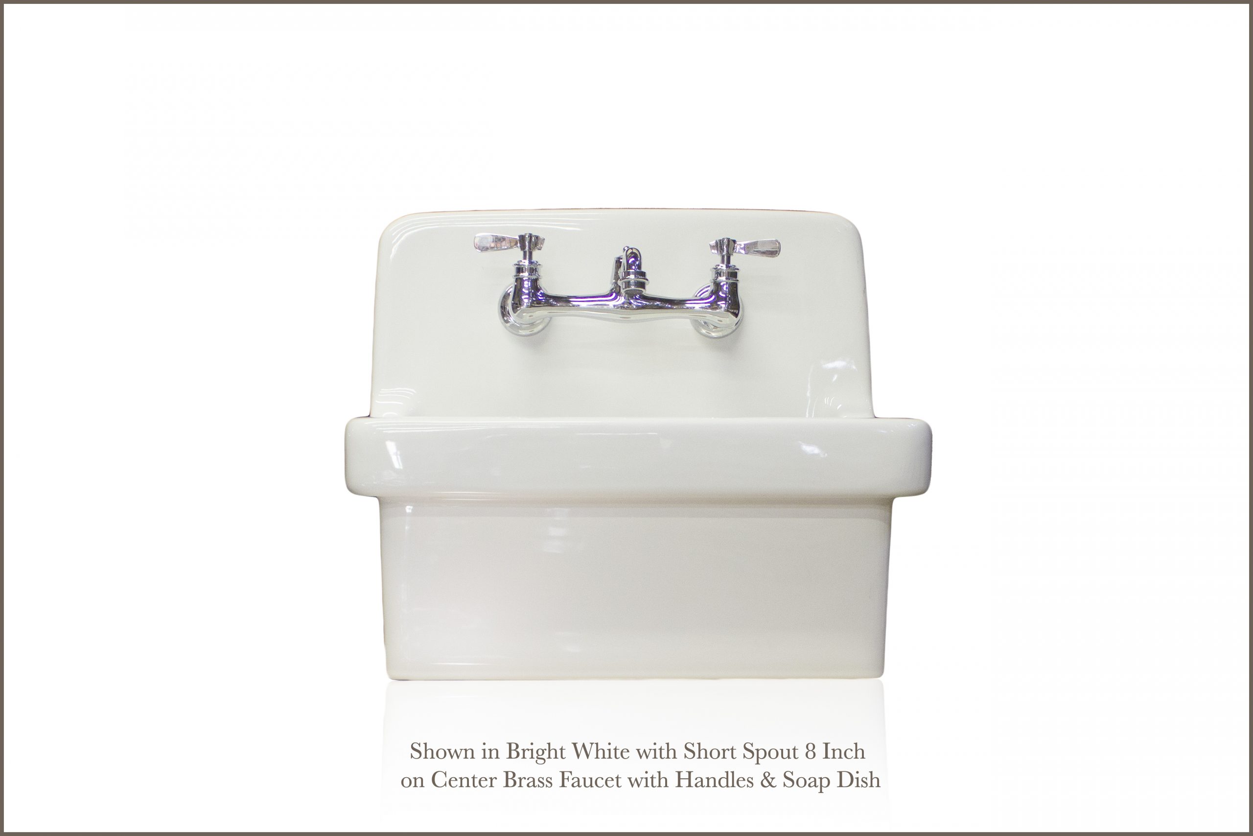 Vintage Tub & Bath 48 inch Cast Iron Wall Mount Farmhouse Trough Sink