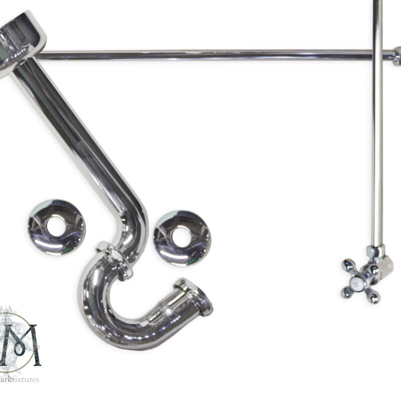 WatermarkFixtures Seven Piece Kitchen Sink Water Supply and Trim Kit 1.5"Trap